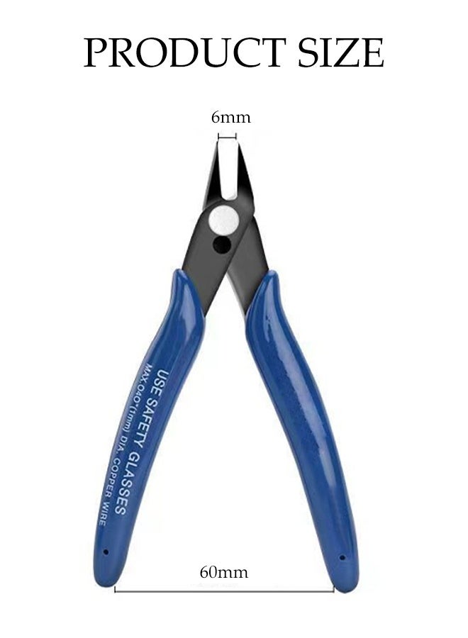 DUNISO Wire Cutters,Side Cutters Flush Cut Pliers,with Non-Slip Handle,Durable, Sturdy, and Labor-Saving,for Electronics, Jewelry, 3D Printing, and Crafts,Trim Copper Wires and Plastic Burrs ﻿ ﻿ - Image 2